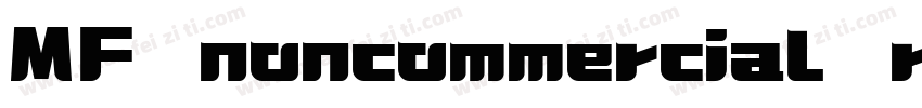 MF noncommercial reg字体转换